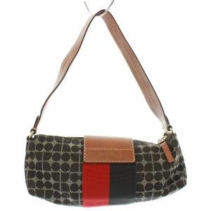 kate spade new york ハンドバッグ ワンショルダーバッグ 総柄 ダークブラウン
