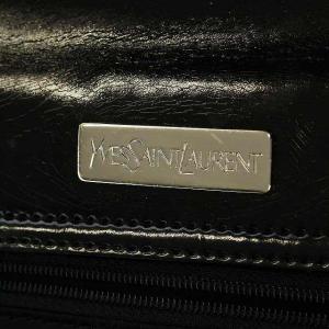 YVES SAINT LAURENT レザートートバック ブラック