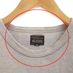 THE REAL McCOY'S 半袖プリントTシャツ 38 グレー