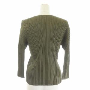 PLEATS PLEASE ISSEY MIYAKE セットアップ カットソー スカート プリーツ 3 カーキ