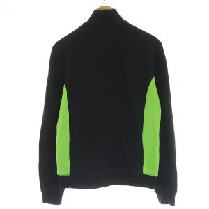 EMPORIO ARMANI EA7 袖ラインロゴジップアップジャケット M ブラック