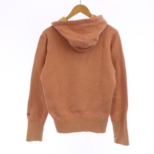 TMT 17SS パーカー スウェット 長袖 フード オーバーサイズ ロゴ コットン S ピンク