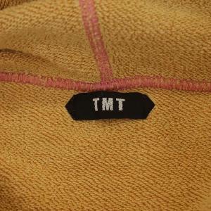 TMT 17SS パーカー スウェット 長袖 フード オーバーサイズ ロゴ コットン S ピンク