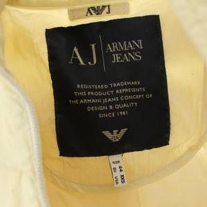 ARMANI JEANS ダウンジャケット 44 オフホワイト