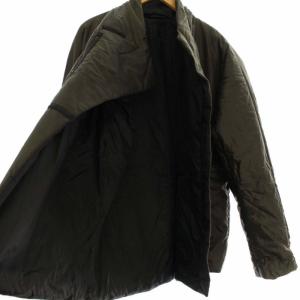EMPORIO ARMANI ナイロンジャケット スタンドカラー 50 カーキ