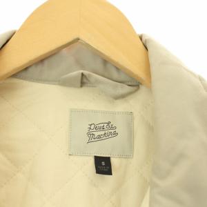 Deus Ex Machina 中綿ジャケット ジップアップ ワッペン S ベージュ