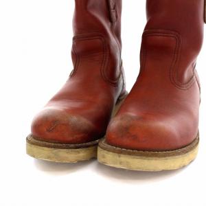 RED WING 羽タグ PECOS BOOTS レザー 5D 23.5cm レッドブラウン 8866