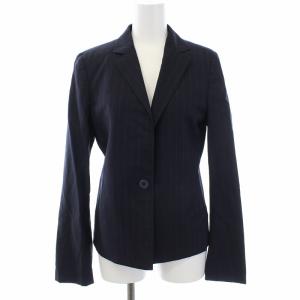 JIL SANDER ウールシルクスーツセットアップ ネイビー