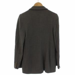 GIORGIO ARMANI イタリア製 テーラードジャケット 総裏地 シングル 3B ウール 38 S グレー