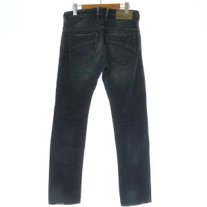 DIESEL IAKOP デニムパンツ ジーンズ スキニー ボタンフライ ダメージ加工 S インディゴ