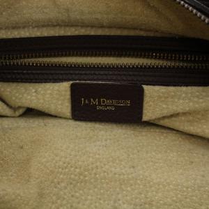 J&M DAVIDSON ハンドバッグ トートバッグ レザー ブラウン