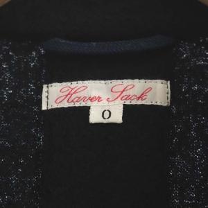 HAVERSACK スプリングコート ミドル丈 ウール 0 ネイビー