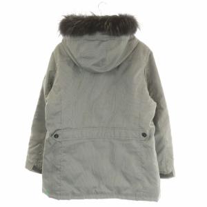 TATRAS ダウンコート アウター ジップアップ 総柄  ブラック ホワイト