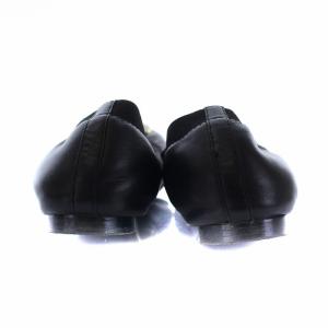 TORY BURCH MINNIE TRAVEL バレエシューズ パンプス フラット レザー 6.5M 23cm ブラック