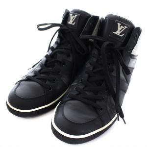 LOUIS VUITTON ダミエグラフィット ハイカットスニーカー 8 ブラック