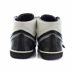 LOUIS VUITTON ダミエグラフィット ハイカットスニーカー 8 ブラック