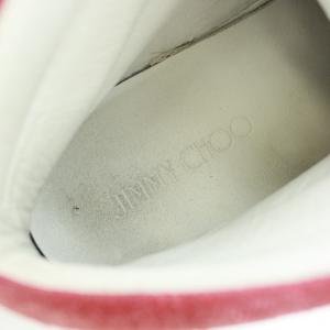 JIMMY CHOO スニーカー ハイカット スエード 43 レッド