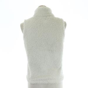 Patagonia ボアベスト ハイネック ジップアップ L オフホワイト アイボリー