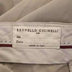 BRUNELLO CUCINELLI カーゴパンツ テーパード ジッパーフライ 44 ライトグレー