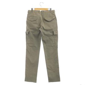 BRUNELLO CUCINELLI パンツ ボタンフライ ストレート 46 カーキ