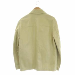 PRADA レザージャケット 50 ベージュ