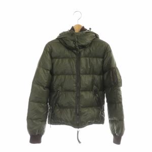 ダウンジャケット アウター フード 40 カーキ
