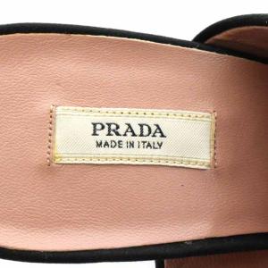 PRADA ミュール サンダル ハイヒール ブラック