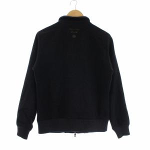 HUNTING WORLD ブルゾン ジップアップ ジャケット リブ切替 ウール 44 グレー