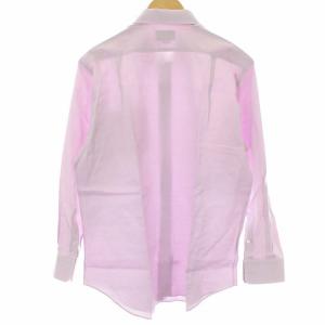 CELINE マカダム刺繍スタンダードカラーシャツ ピンク