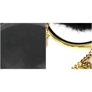 STELLA McCARTNEY ハンドバッグ 2WAY エコファー チェーン ブラック