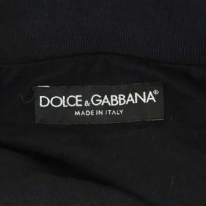 DOLCE&GABBANA athletics パーカー ジップアップ プレート 44 ブラック