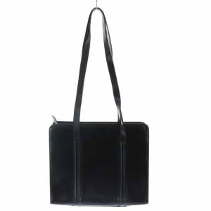 BALLY ショルダーバック エナメル ブラック