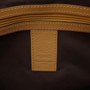 russet ハンドバッグ ショルダーバッグ 2WAY ナイロン レザー 総柄 ネイビー ボルドー