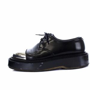 UNDERCOVER ADIEV 20SS ダービー ドレスシューズ レースアップ レザー 42 ブラック シルバー