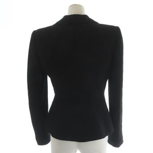 ARMANI COLLEZIONI ウールテーラードジャケット 40 ブラック