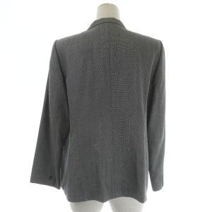 Leilian セットアップ テーラードジャケット スラックスパンツ シルク混 13 XL グレー EC