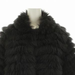 OLD ENGLAND フォックスファーショートジャケット 38 グレー