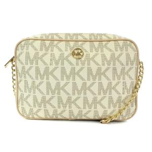 ショルダーバッグ ワンショルダー チェーン ロゴ ホワイト