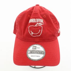 UNDERCOVER × NEWERA ベースボールキャップ 刺繍 ロゴ レッド