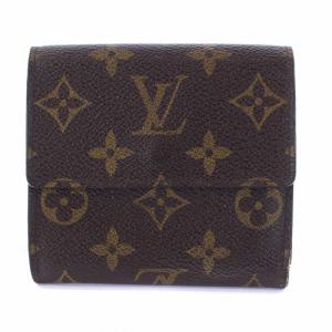 LOUIS VUITTON M61652 ポルトモネ ビエ カルトクレディ モノグラム Wフラップ 三つ折り財布