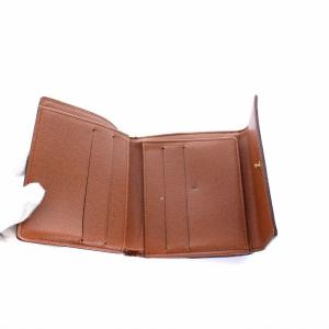 LOUIS VUITTON M61652 ポルトモネ ビエ カルトクレディ モノグラム Wフラップ 三つ折り財布