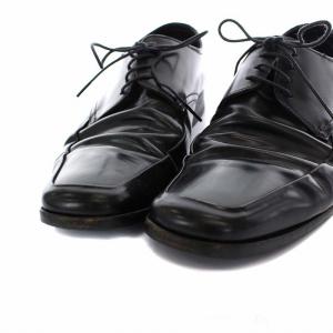 PRADA ビジネスシューズ ドレスシューズ レザー ビブラムソール 8 2ブラック