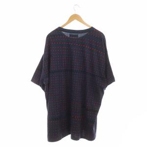 FACETASM RB-TEE-U09 FACE DOT BIG TEE 00 ネイビー