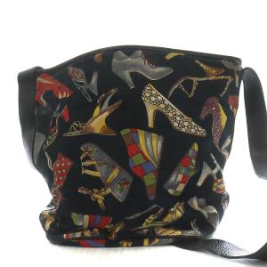 Salvatore Ferragamo 靴柄ショルダーバッグ マルチカラー