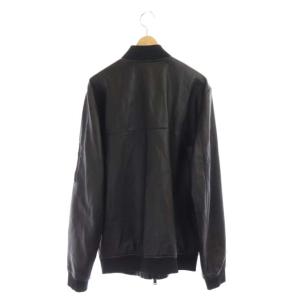 Theory ジップアップレザージャケット M ブラック