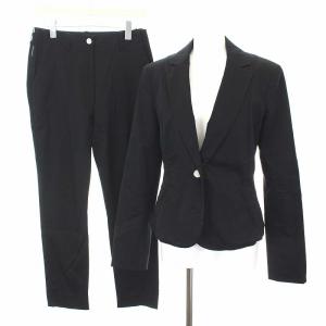 AJ スーツ セットアップ テーラードジャケット 2B パンツ 42ブラック