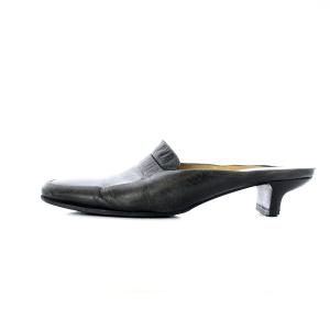 HERMES レザーシューズ  35.5 ブラック