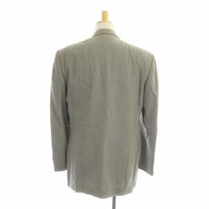 GIORGIO ARMANI スーツ セットアップ テーラードジャケット ダブル パンツ 48REG グレー