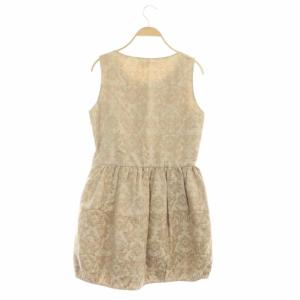 MSGM ワンピース ジャガード 40 ベージュ