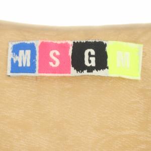MSGM ワンピース ジャガード 40 ベージュ
